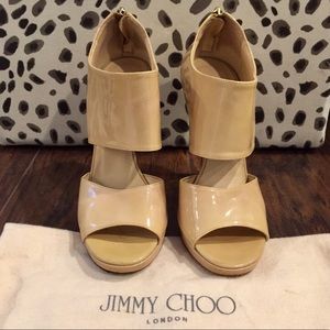 Jimmy Choo Nude Stilettos